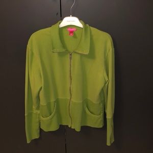 green sweater LaSenza